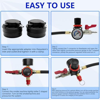 ZKTOOL 19PC Turbo System Leakage Tester Kit ; Turbo Boost Leak Tester Set