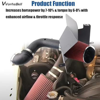 Cold Air Intake Kit for 2003-2007 Dodge Ram 2500 3500 5.9L L6 - size: 5.9L L6 Diesel Engine