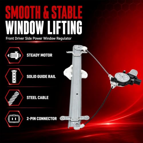 Nakkaa Front Left Window Regulator Compatible with Forester 2009-2013