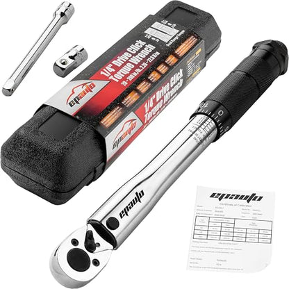 EPAuto 1/4-Inch Drive Click Torque Wrench, 20-200 In.-lb./ 2.26~22.6 Nm - size: 1/4 Inch Drive (1.67-16.67 ft.-lb.)