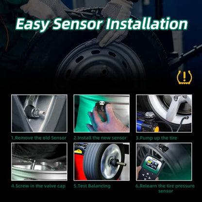 TPMS Sensor GM set of 4,315Mhz Chevy GMC Buick Tire Pressure Monitor Sensor - size: 13598771 four sensors