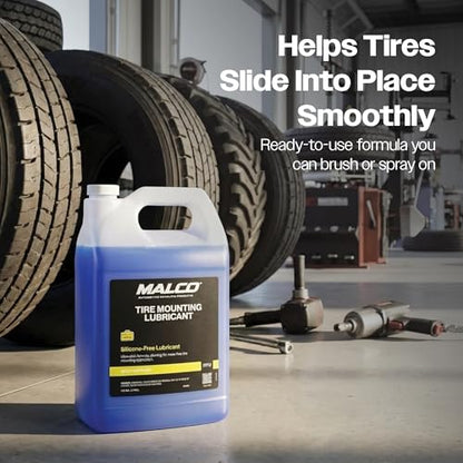 Malco Tire Mounting and Demounting Lubricant with Applicator, 1 Gallon