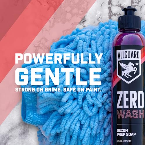 ZERO Wash - Strip Wash & Decontamination Soap - Deep Cleaning Removes Tough Contaminants, Old Car Waxes, & Sealants - Superior Surface Prep Boosts Coating Bond & Strength - Car Shampoo & Wax Remover