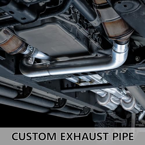 A-KARCK U Bend Exhaust Pipe 3.0'' OD, 180 Degree Stainless Steel Exhaust Tube Mandrel Bend - size: 3.0", style: 180 Degree