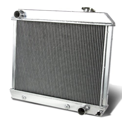 Auto Dynasty Radiator Compatible with 1961-1966 Chevy C/K Series Oldsmobile Pontiac 3.8L 3.9L 4.1L 4.3L 4.8L 5.0L/ 4.6L l6/ V6/ V8 MT, Full Aluminum 3-Row Cooling Radiator, Tri-Core - style: 61-66 Chevy C/K Series