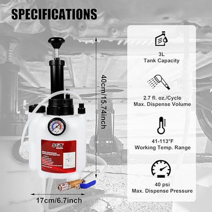 SGT 3L Transmission Fluid Pump Set, ATF Filler Pump with 15 Adapter