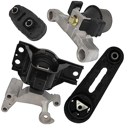 4PCS Engine Motor Mount Set for 2007-2012 Nissan Sentra 2.0L - size: 2007-2012 for Nissan Sentra L4 2.0L