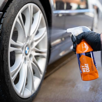 GYEON Wet Coat 500ml - Hydrophobic Ceramic Spray Coating for Cars - High Gloss Solutions for Your Car Paint Wheels and Glass - Spray On Rinse Off Easy DIY Use Formula (Pack of 2) - size: 16.9 Fl Oz (Pack of 2)