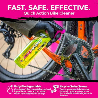 Muc-Off Drivetrain Cleaner & Degreaser Spray - size: 21.14 Fl Oz (Pack of 2)