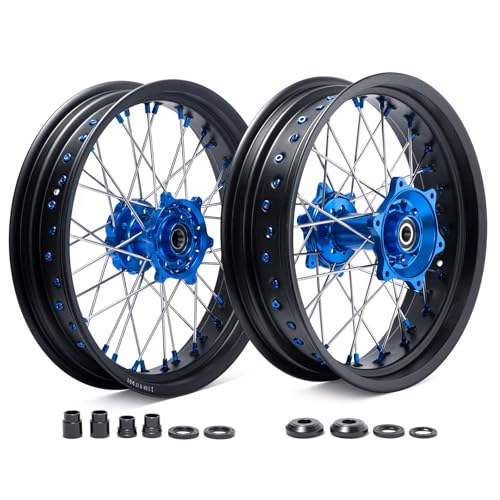 TOFR 17" CNC Wheels Rims for Yamaha YZ250FX 15-25 YZ450FX 16-25