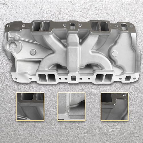2701 Performance EPS Dual Plane SBC Intake Manifold Silver - size: 2701 Silver
