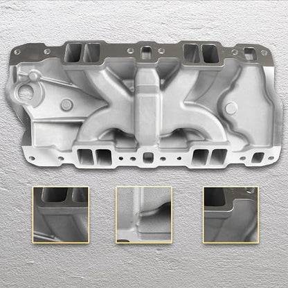 2701 Performance EPS Dual Plane SBC Intake Manifold Silver - size: 2701 Silver
