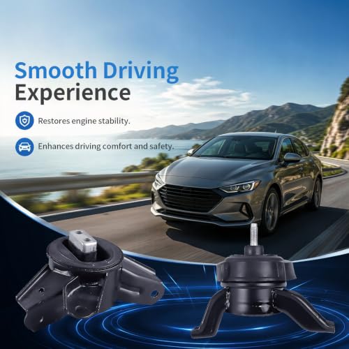 Engine Motor Mount fit for 2013-2018 Hyundai Santa Fe Sport 2.4L - size: 2013-2018 Santa Fe Sport 2.4L