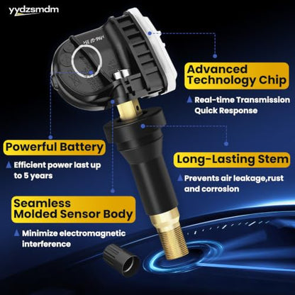 TPMS(Tire Pressure Sensor)Fit F150.Escape.Fusion.Mustang.Ranger 4PCS 315Mhz