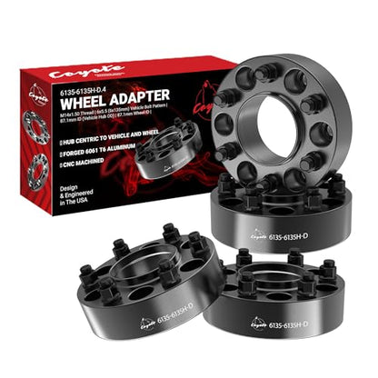 Wheel Accessories Parts 4 Pcs Hub Centric Wheel Spacers 6 on 135mm 6x135mm 1.75 Inch Thick 87.1mm Hub M14x1.5 14x1.5 Thread Stud Fits Ford F150 ｜ Expedition ｜ Lincoln Navigator - size: 1.75" Thick - 4 Pack, style: 2015+ F150 Expedition