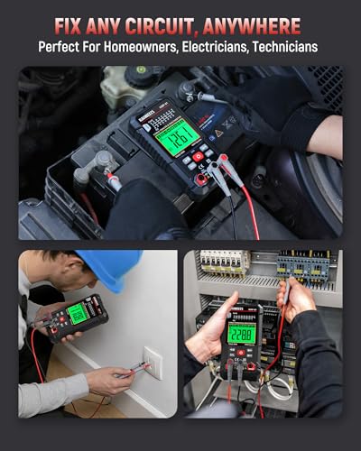 KAIWEETS Digital Multimeter Wire Tracer Kit with NCV Voltmeter for Home DIY