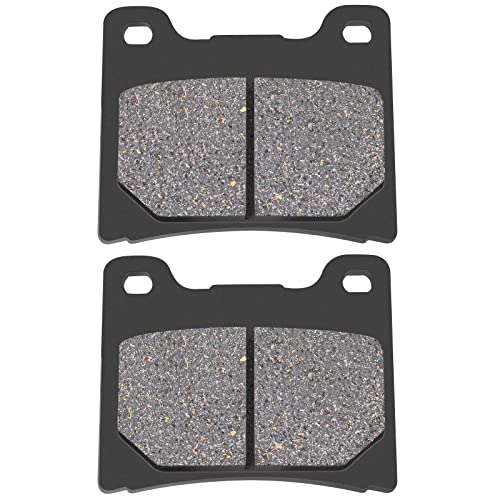 Road Passion Brake Pads Front and Rear Replacement for YAMAHA XVS1100 V-Star Custom Midnight 2007-2008 / XVS1100 V-Star Custom/Classic/Silverado 1999-2009/ Dragstar 1100 XVS1100/ Virago 1100 XV1100