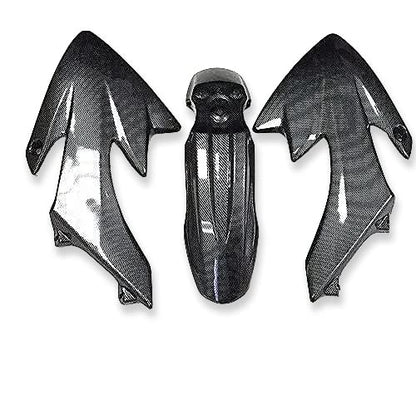 XFY-CN Group Motorctcly Carbon Fiber Plastic Fender Kit Body Work Fairing Kit Compatible with CRF XR XR50 CRF50 Clone 125CC Pit Dirt Bike