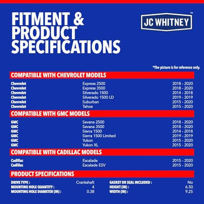 JC Whitney Engine Oil Pump