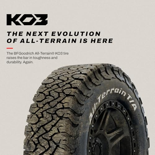 BFGoodrich All-Terrain T/A KO3 Car Tire for Light Trucks, SUVs, and Crossovers, LT285/70R18/E 127/124S - size: LT285/70R18/E 127/124S
