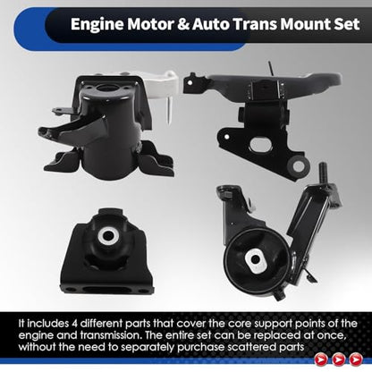 Engine & Transmission Mount for RA-V4 2013-2018 2.5L 2AR-FE