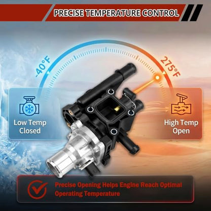 902-033 Engine Coolant Thermostat Housing For Chevy Cruze 2011-2016 - size: 902-033