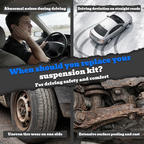 AUTOKAY Front Lower Control Arm Suspension Kit for Jeep Cherokee 2020-2023 - size: 18.11''×16.85''×5.12''