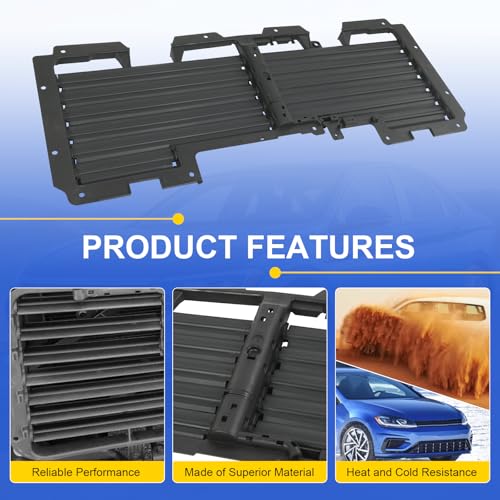 Active Grille Shutter Compatible with 2015-2020 Chevrolet Suburban Tahoe - size: w/o Motor