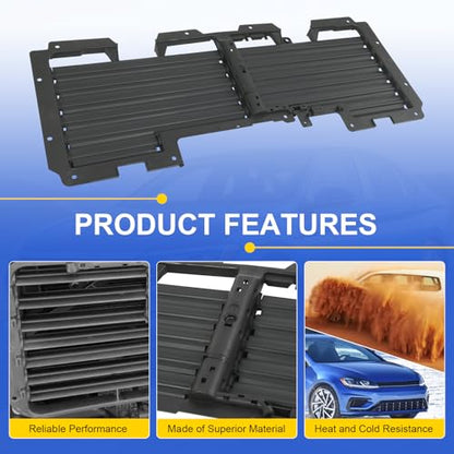 Active Grille Shutter Compatible with 2015-2020 Chevrolet Suburban Tahoe - size: w/o Motor