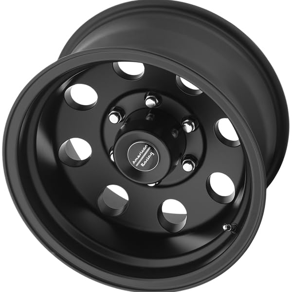 American Racing AR172 BAJA 15X7 5X4.75 3.76 -6mm SATIN BLACK - AR1725761B - color: Satin Black, size: 15X7,5X4.75,-6mm