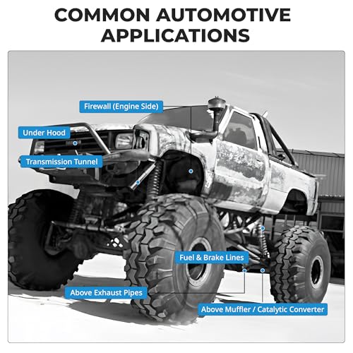 Thermal Block Automotive Heat Shield - 4 Sheets 12” x 24” - style: 8 Sq Ft, 4 Sheets, Flat Foil