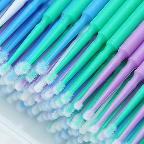 Touch Up Paint Brushes for Automotive Paint Chip Repair Disposable Micro Applicators (1.5, 2.0,2.0, 2.5MM, Multi)-200PCS - style: 1.0, 1.3, 1.8, 2.5MM,Multi