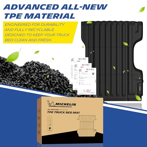 Michelin Truck Bed Mat for 2005-2021 Nissan Frontier 6 FT / 73.3" Only - size: 3) Frontier | 05-21 | 6 FT