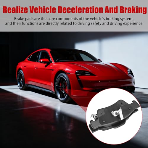 Front & Rear Ceramic Brake Pads Set with Hardware for 2011-2020 Dodge Durango & 2011-2016 Jeep Grand Cherokee - style: HZ1455+HZ1498