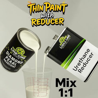 LiME LiNE Automotive Basecoats, 1k Urethane Base Coat Color (Blue Basecoat Pint) - color: Blue Basecoat Pint