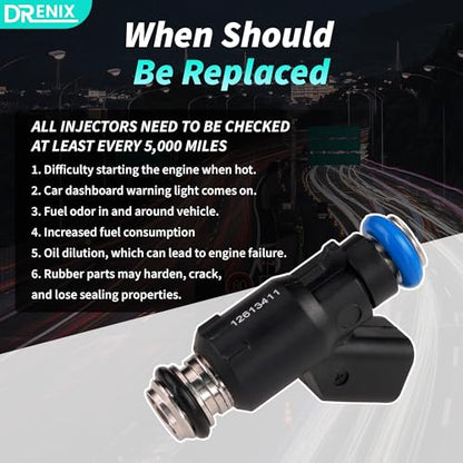 Fuel Injectors for-Chevy Avalanche Suburban Express 1500 2500 3500 Silverado 1500 Tahoe for-GMC Savana 1500 2500 3500 Sierra 1500 Yukon 12613411 FJ1061 FJ10735