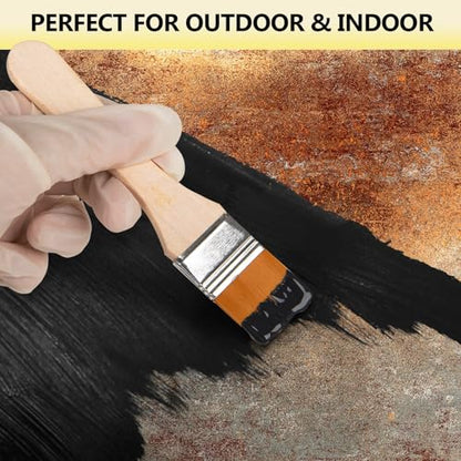 2-in-1 Rust Converter & Metal Primer - 1 Gallon Black Rust Paint Inhibitor for Metal, Ultra Car Rust Reformer & Encapsulator, Long-Lasting Anti Rust Conversion Coating, Heat Resistance - size: 128 Fl Oz (Pack of 1)