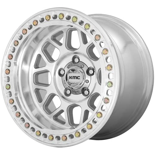 KMC KM235 17X8.5 5X5.0 MACH 00MM Wheel Rim - color: MACHINED, size: 17X8.5, 5X5.0, 4.75, 0mm