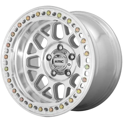KMC KM235 17X8.5 5X5.0 MACH 00MM Wheel Rim - color: MACHINED, size: 17X8.5, 5X5.0, 4.75, 0mm