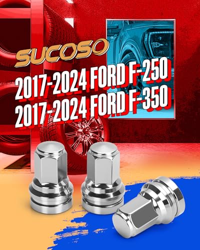 14x1.5 Ford OEM Lug Nut, Mag Seat One-Piece Stock Wheel Lug Nut with Washer - color: Silver, size: M14X1.5-F250/F350