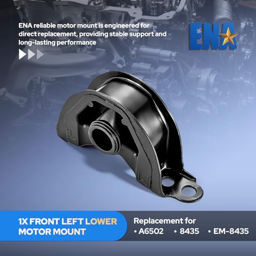 ENA Engine Motor Transmission Mount Set of 5 Compatible with Honda 1996 1997 1998 1999 2000 Civic 1.6L Front Rear Replacement for A6520 A6502 A6556 A6506 A6526