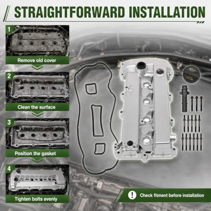 Valve Cover Compatible with mazda 3 2.0L 2.3L 2006-2009