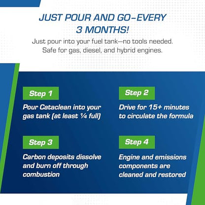 Cataclean Fuel & Exhaust System Cleaner for Gasoline Engines, 3L - style: 3 Liter