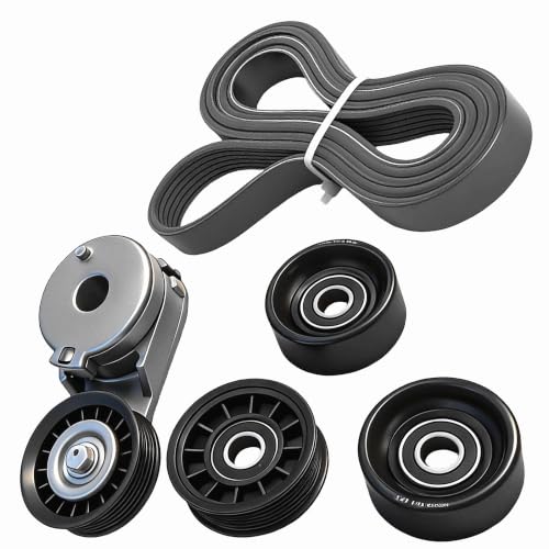 Accessory Drive Belt Tensioner Pulley Kit For Chevrolet Malibu - size: 90K-38104B