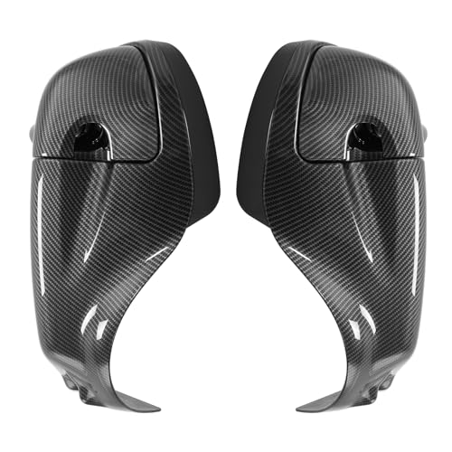 TCT-MOTORPARTS Carbon Fiber Lower Vented Leg Fairing Glove Box Fit For Harley Road King, Street Glide, Electra Glide, Ultra-Classic 1983-2013 - color: Gloss Carbon Fiber