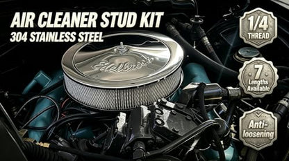 Air Cleaner Stud Kit,18-8 Stainless Steel,Air Cleaner Mounting Bolt,5 inch - size: 5 Inch