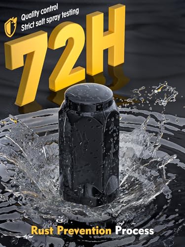 MIKKUPPA 9/16-18 Wheel Lug Nuts, Black 24PCS Closed End Lug Nuts 19mm Hex - color: Black, size: 9/16"-18 (24PCS)