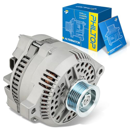 PHILTOP Alternator New 7771N6G1 Compatible with Ford, for Mustang,130 Amp - size: 7771N6G1