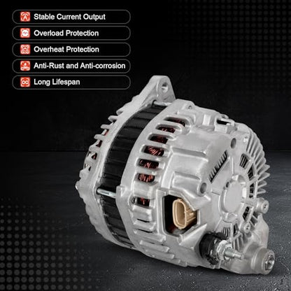 11340 Alternator Compatible with Nissan with Infiniti 150Amp 12V - size: 11340