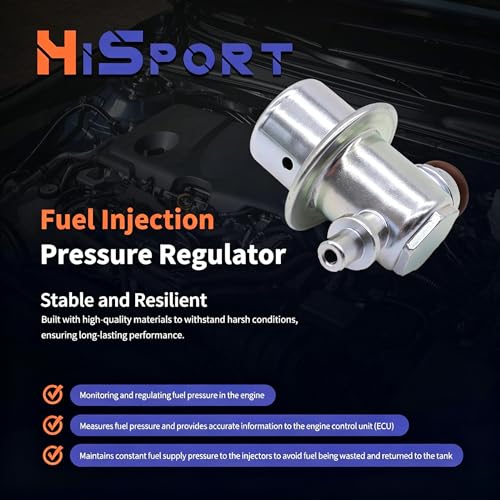 HiSport Fuel Pressure Regulator Compatible with Lexus SC300 SC400 - size: HSFPRR4037
